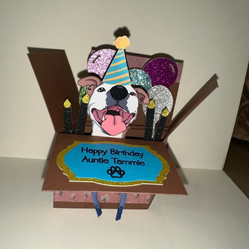 Custom Birthday  Pop-Up Card‎
